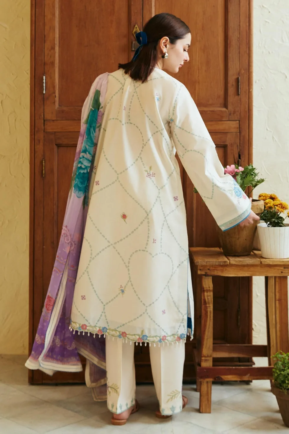 Zara Shahjahan-Coco Lawn Unstitched '24 RUHI-10A