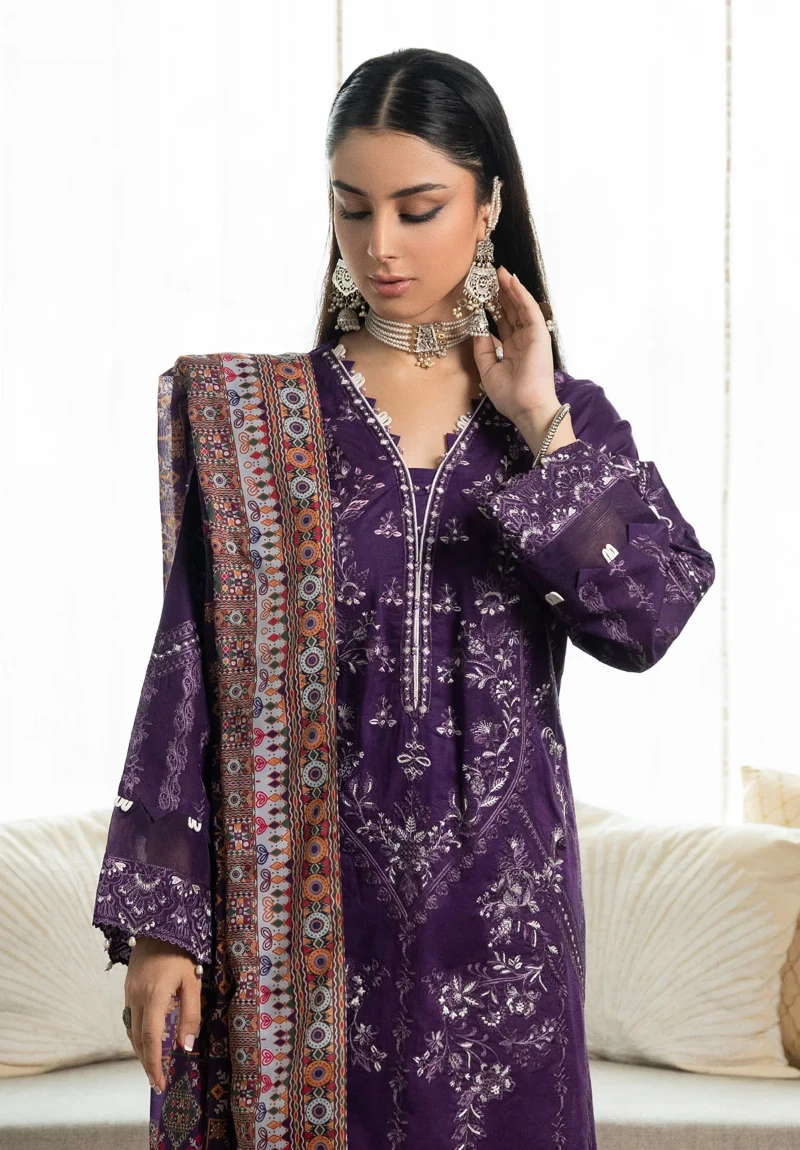 Aik Samah Embroidered Lawn-'24 VOL. 2-LOOK 03