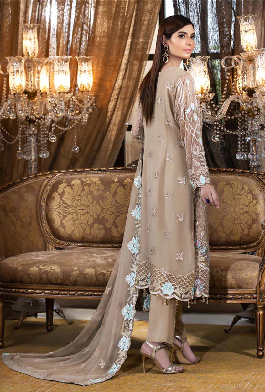 Nilima By Zebtan Luxury Semi Stitched 3pcs-What U Wear