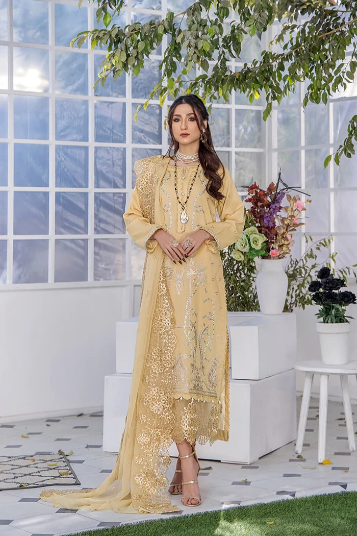 Afsoon by Humdum Embroidered Swiss Lawn Unstitched 3pcs- What U Wear