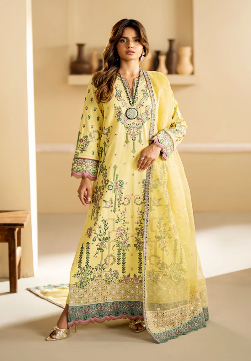 Maryum & Maria Eid Luxury Lawn-VERA