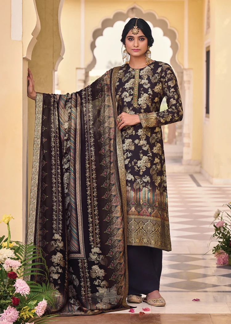 The Wild Simar Vol- 04 Unstitched 3pcs- What U Wear