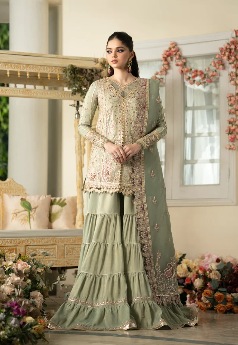 Qalamkar Wedding Formals 23- DN-06 FARIZA