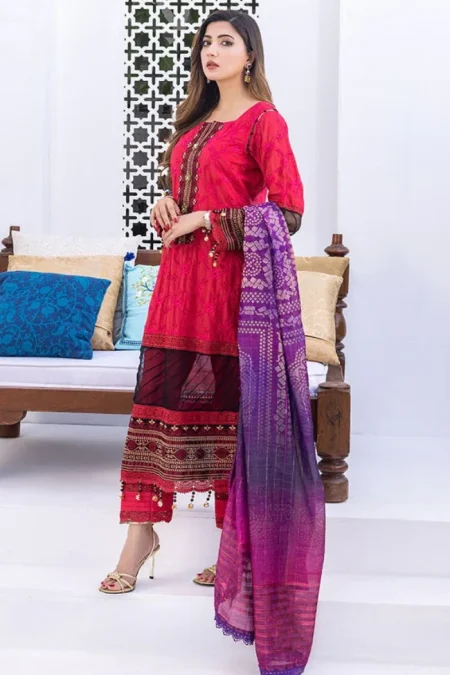 Rungkari By Mahiymaan Unstitched 3Pcs- What U Wear