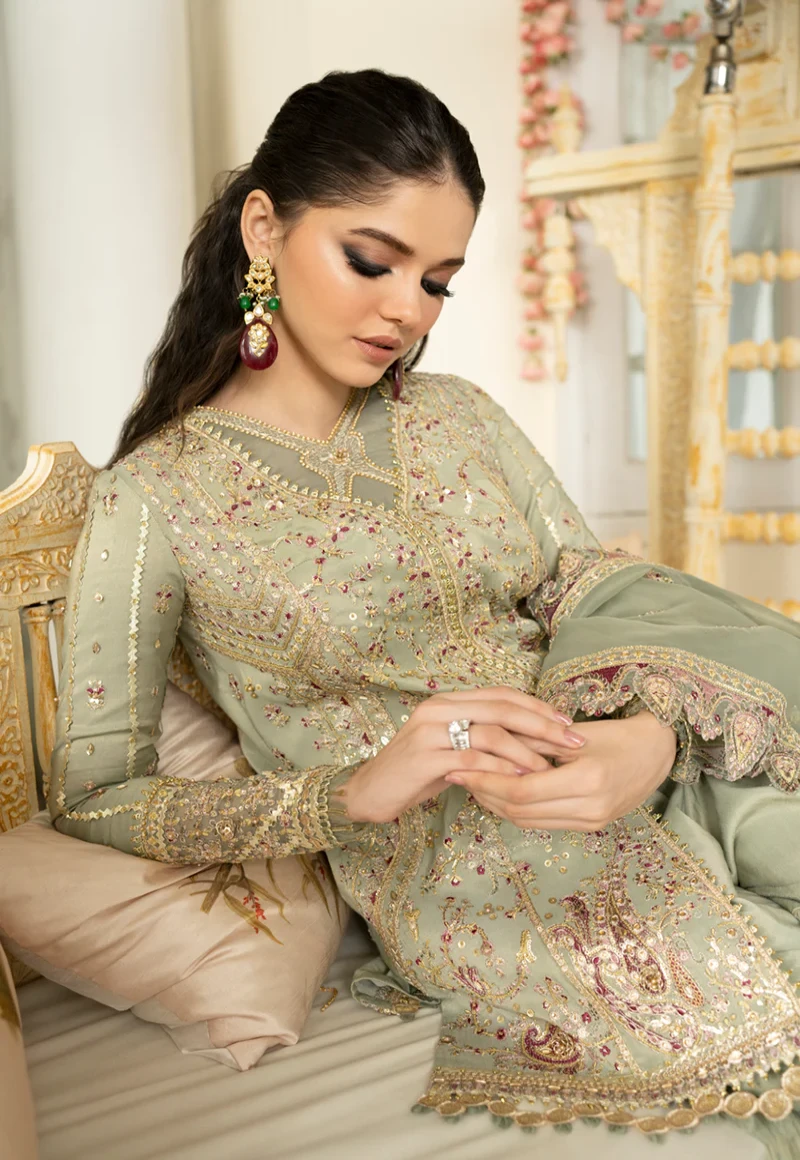 Qalamkar Wedding Formals 23- DN-06 FARIZA