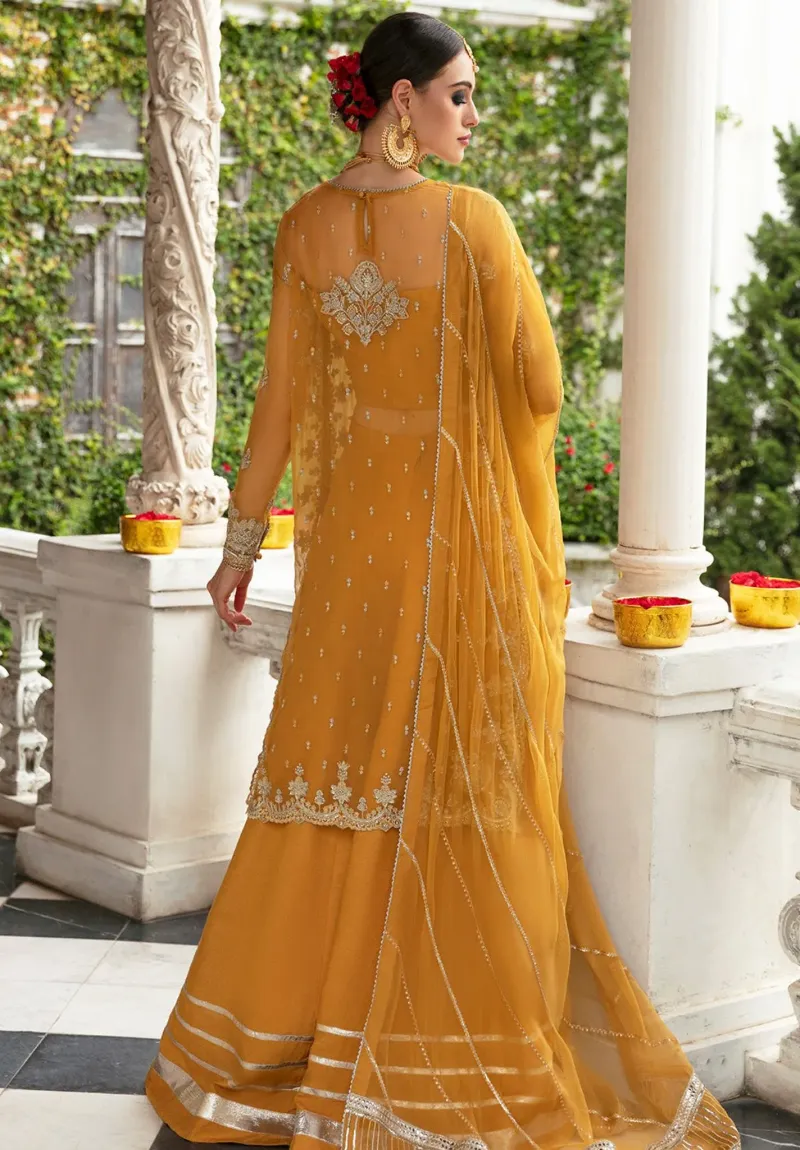 Saad Shaikh -Formal Collection - Panache -Marigold