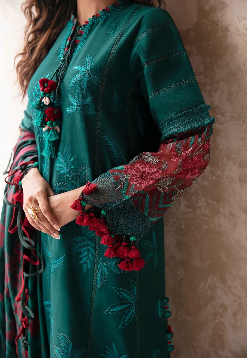 Ethnic Rozana Winter Embroidered Unstitched Suit-01- What U Wear