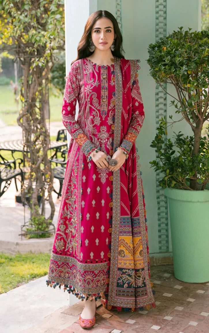 Jazmin EMBROIDERED LUXURY LAWN SL22-D2