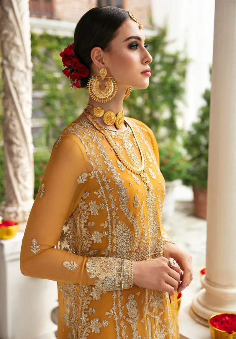 Saad Shaikh -Formal Collection - Panache -Marigold