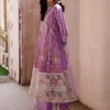 Maria Osama-Rang E Noor Eid Luxury 3pcs-Kanwal -Lilac