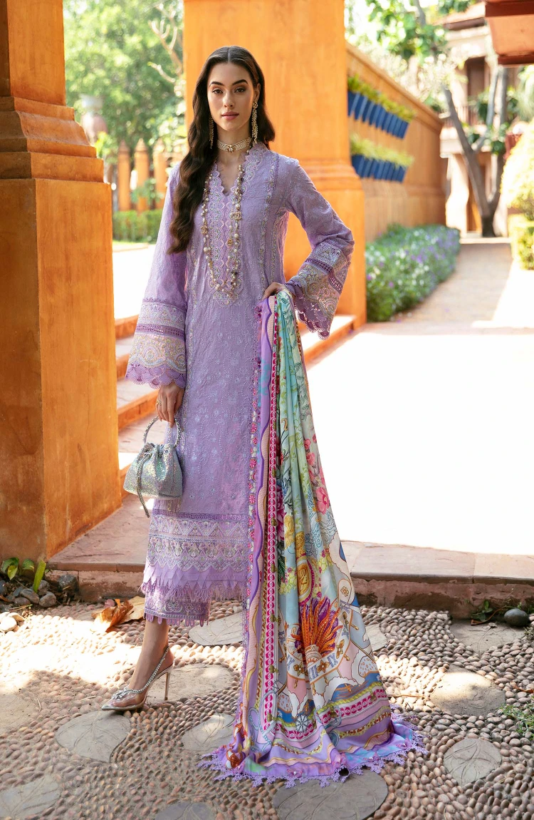 Kanwal Malik-Sareen Luxury Lawn 2024-Capri