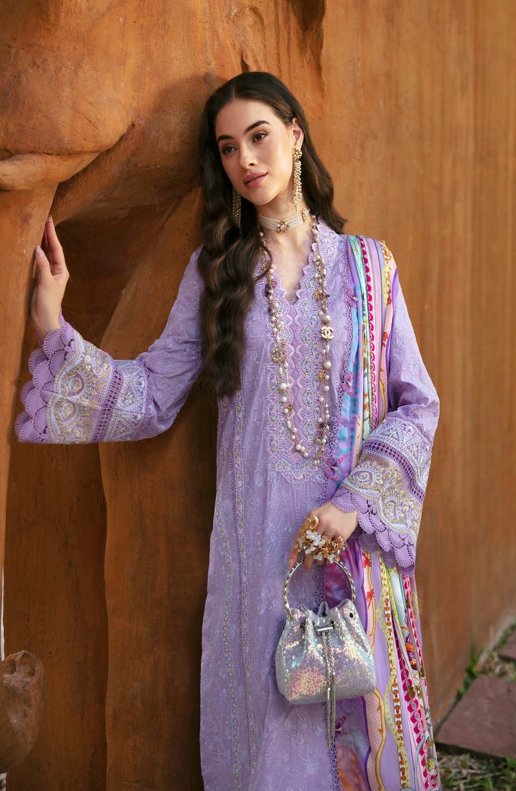 Kanwal Malik-Sareen Luxury Lawn 2024-Capri