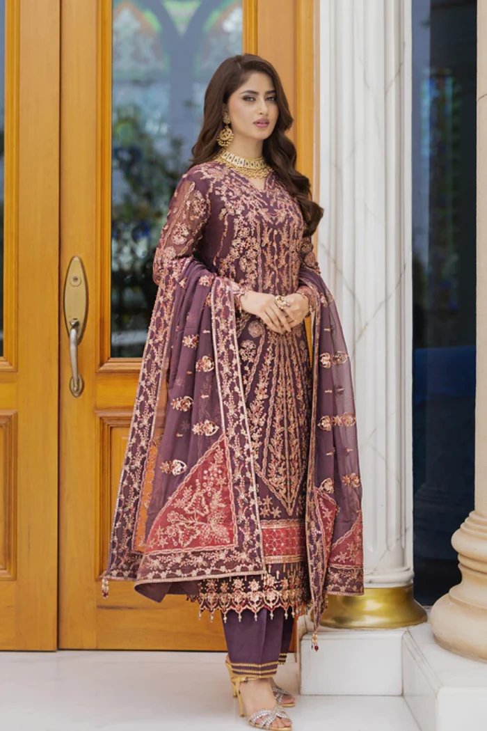 Emaan Adeel- ISHQ AATISH Luxury 3pc- GULNAZ- What U Wear