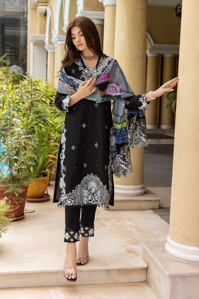 Azure Luxury Lawn Jacquard 3Pcs- What U Wear