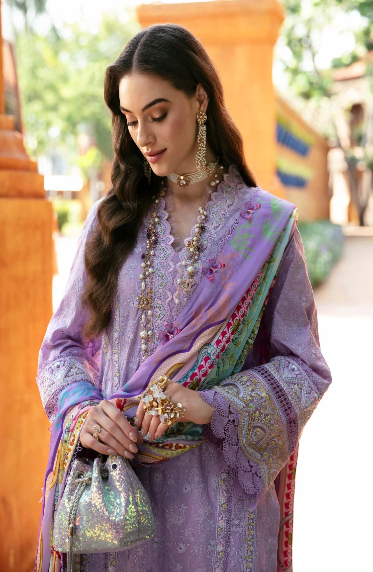 Kanwal Malik-Sareen Luxury Lawn 2024-Capri