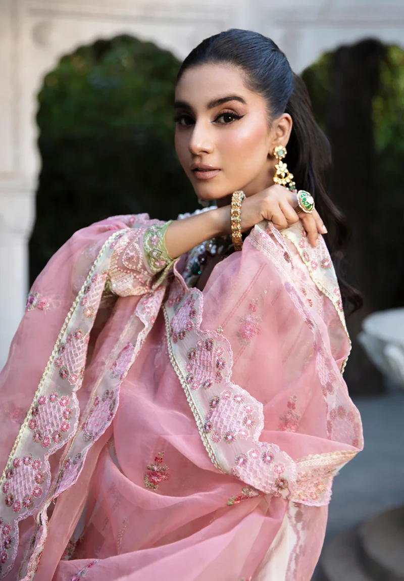 Maria Osama-Rang E Noor Eid Luxury 3pcs-Chambeli