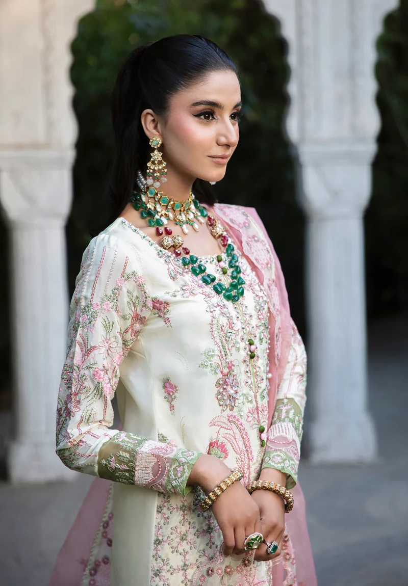 Maria Osama-Rang E Noor Eid Luxury 3pcs-Chambeli