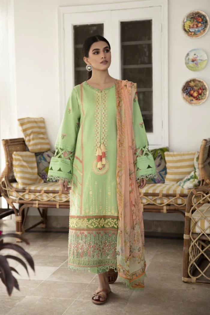 Aabyaan Afsaneh Unstitched Luxury Lawn 3pcs- What U Wear