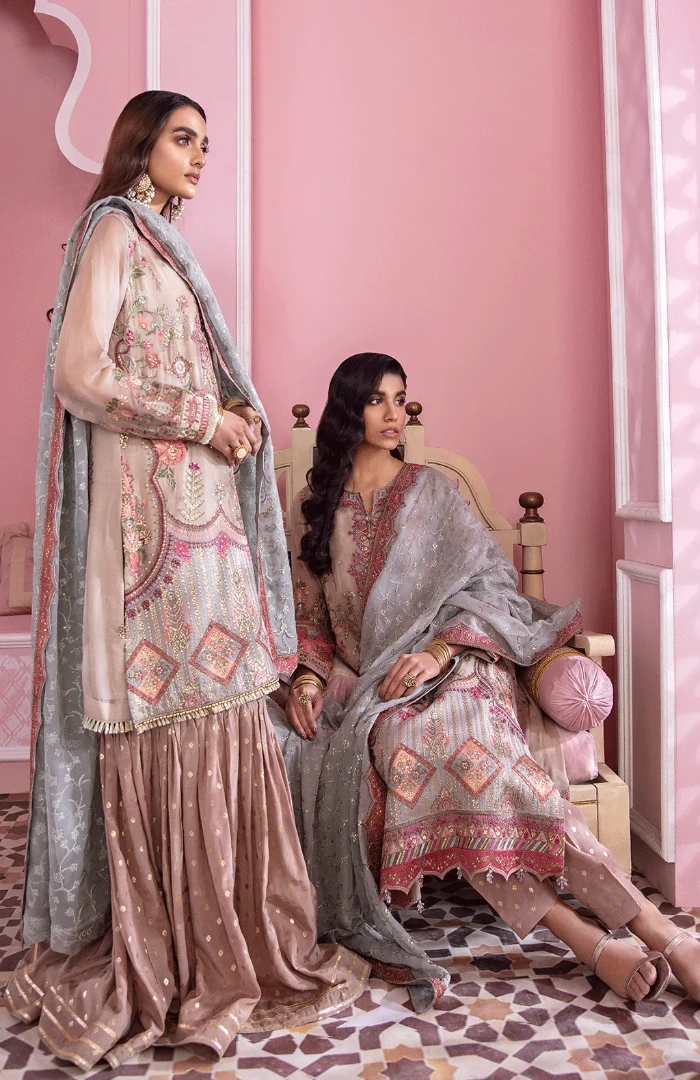 Iznik Banaras Luxury Chiffon 3Pcs- What U Wear