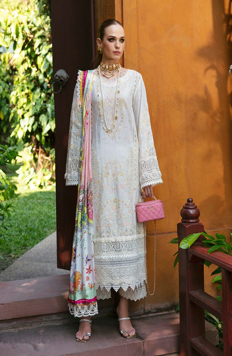 Kanwal Malik-Sareen Luxury Lawn 2024-Daisy