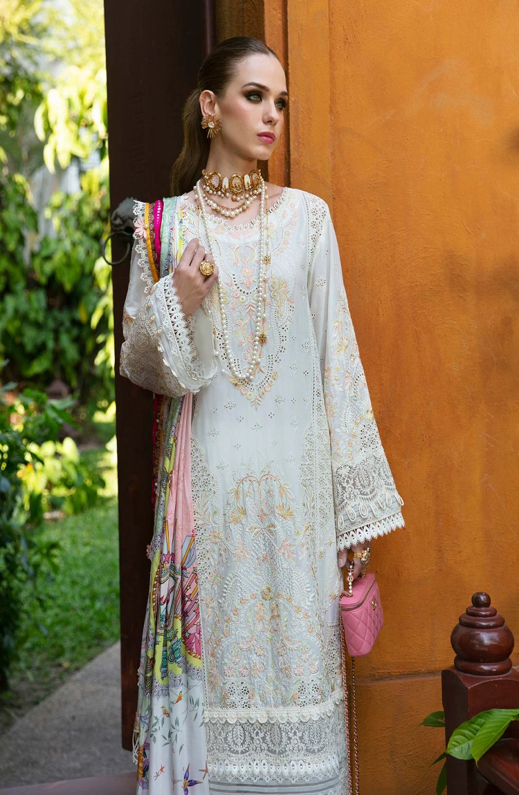 Kanwal Malik-Sareen Luxury Lawn 2024-Daisy