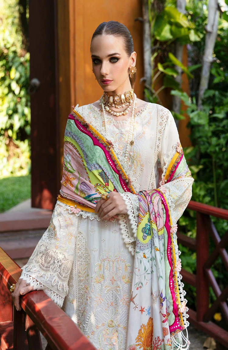 Kanwal Malik-Sareen Luxury Lawn 2024-Daisy