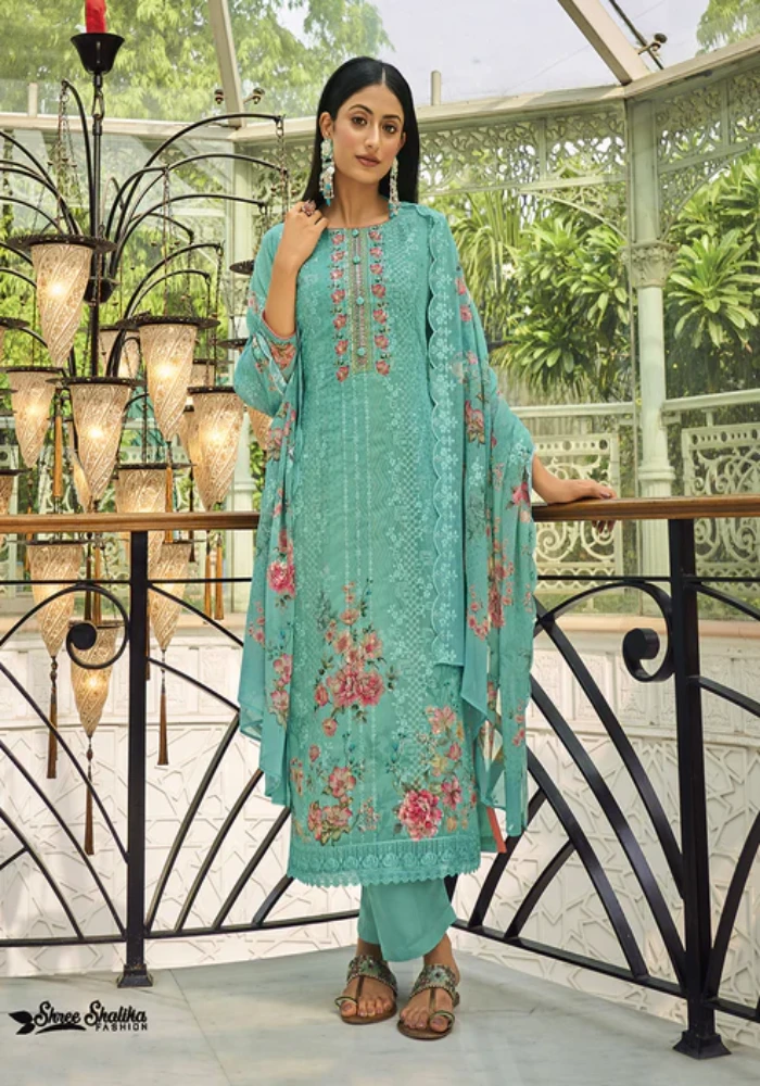 Shree Salika Zainab Cotton 3pcs- What U Wear