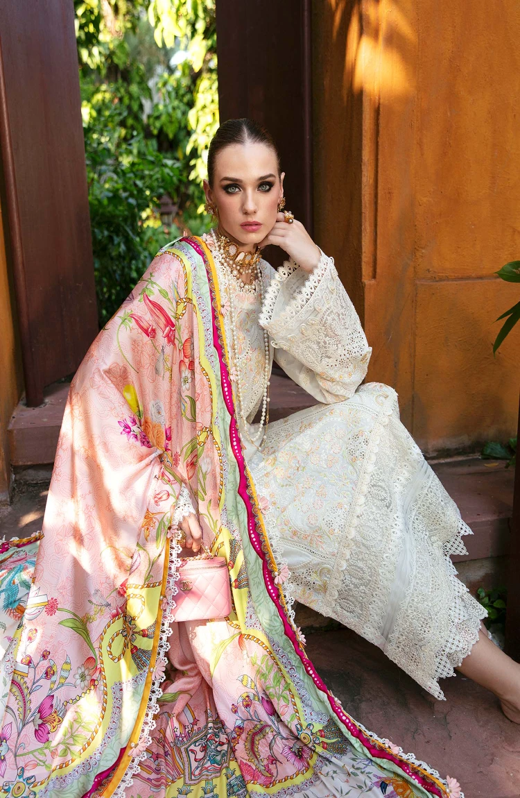 Kanwal Malik-Sareen Luxury Lawn 2024-Daisy