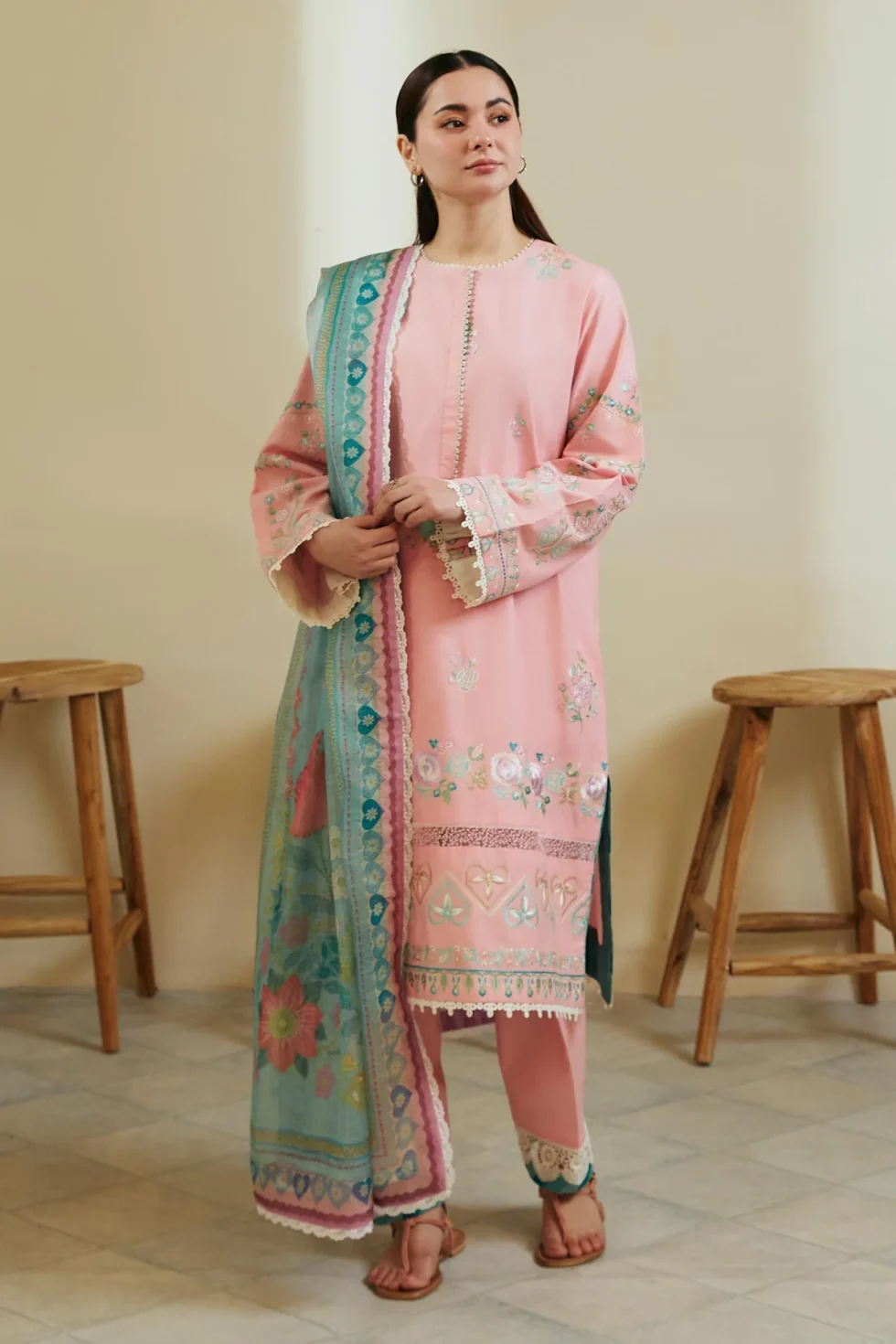 Zara Shahjahan-Coco Lawn Unstitched '24 ZOYA-8A