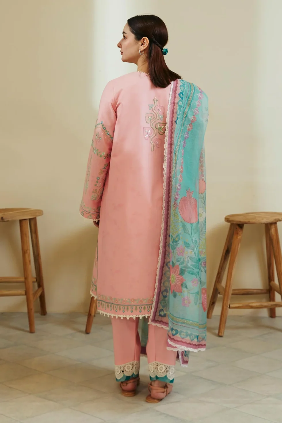 Zara Shahjahan-Coco Lawn Unstitched '24 ZOYA-8A