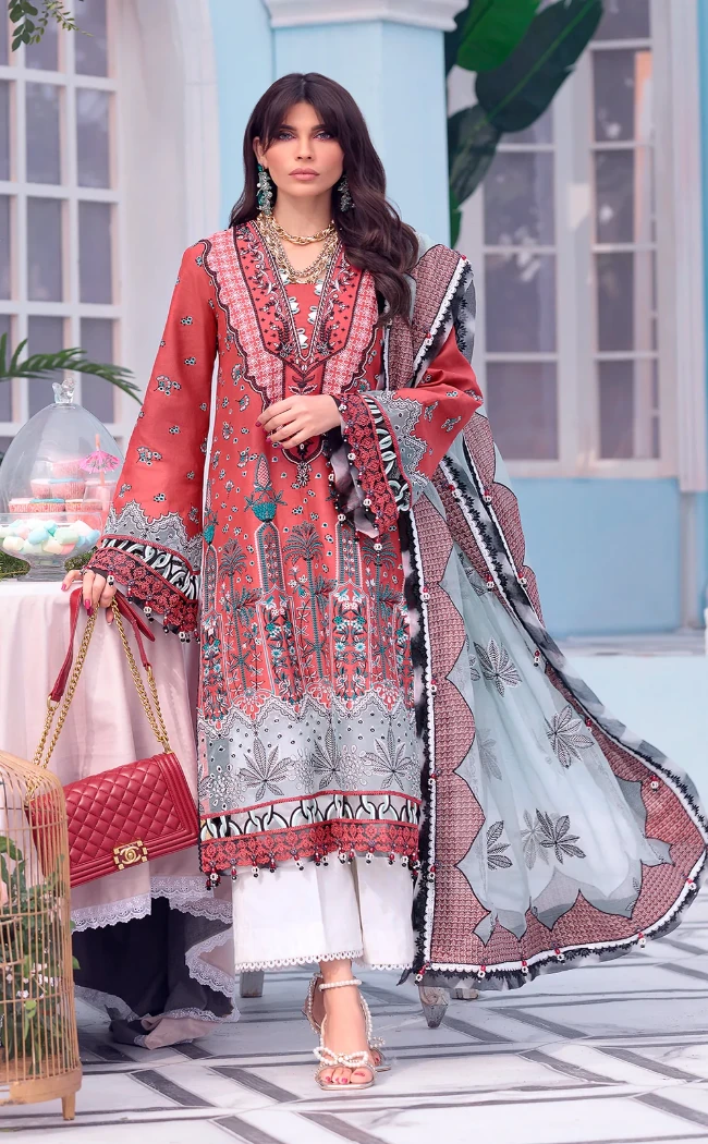 Afsana Anaya Luxury Festive Lawn 3pcs- What U Wear