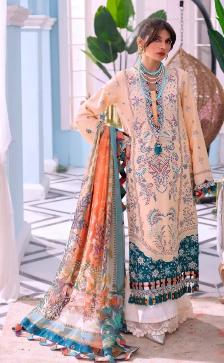 Afsana Anaya Luxury Festive Lawn 3pcs- What U Wear