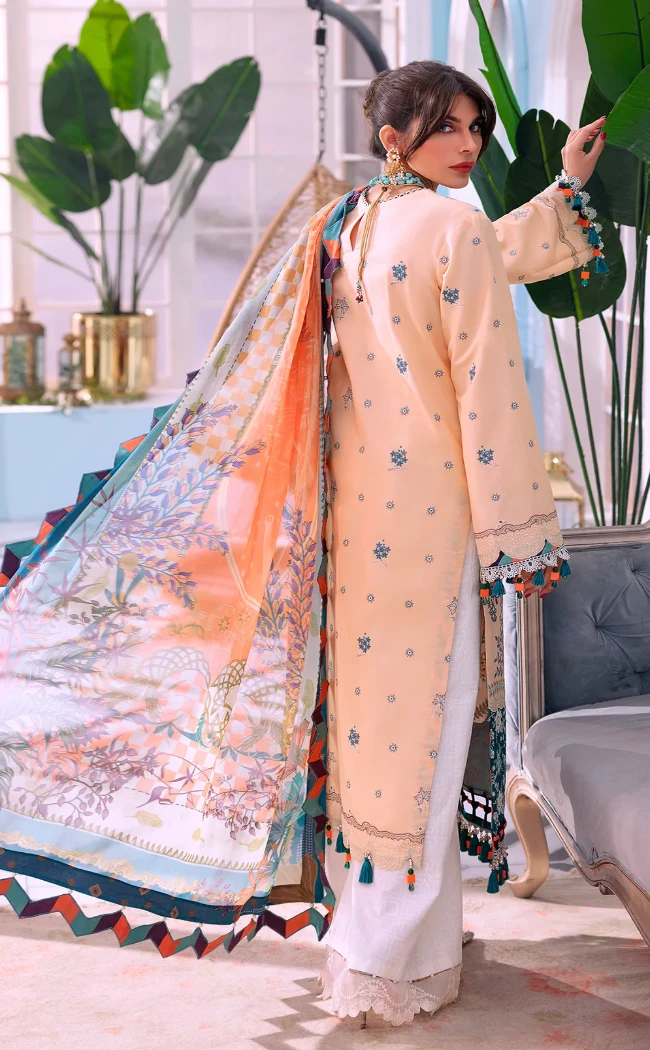 Afsana Anaya Luxury Festive Lawn 3pcs- What U Wear