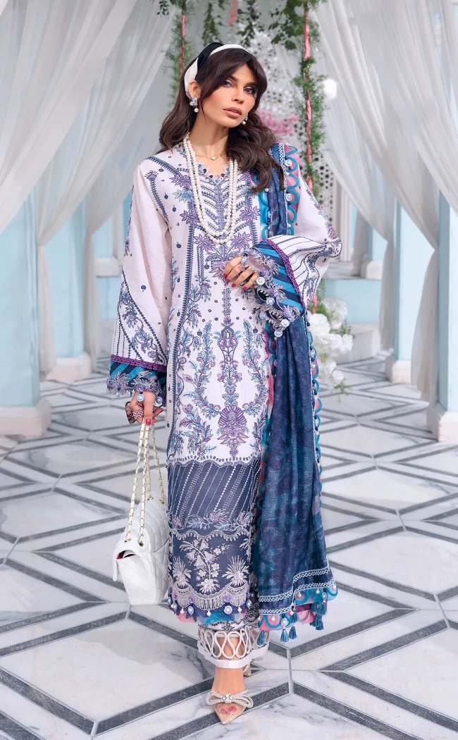 Afsana Anaya Luxury Festive Lawn 3pcs- What U Wear