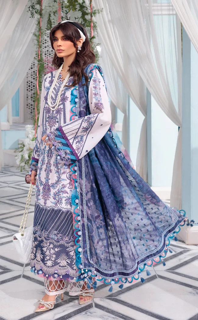 Afsana Anaya Luxury Festive Lawn 3pcs- What U Wear