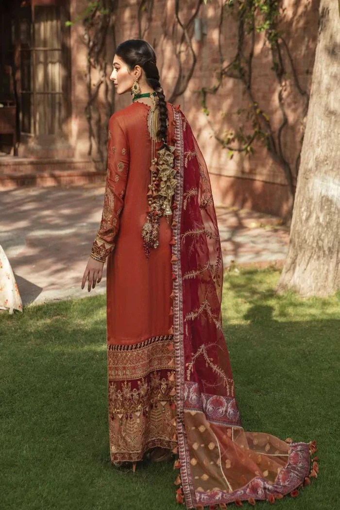 Ayzel By Afrozeh Embroidered Chiffon 3pcs- What U Wear