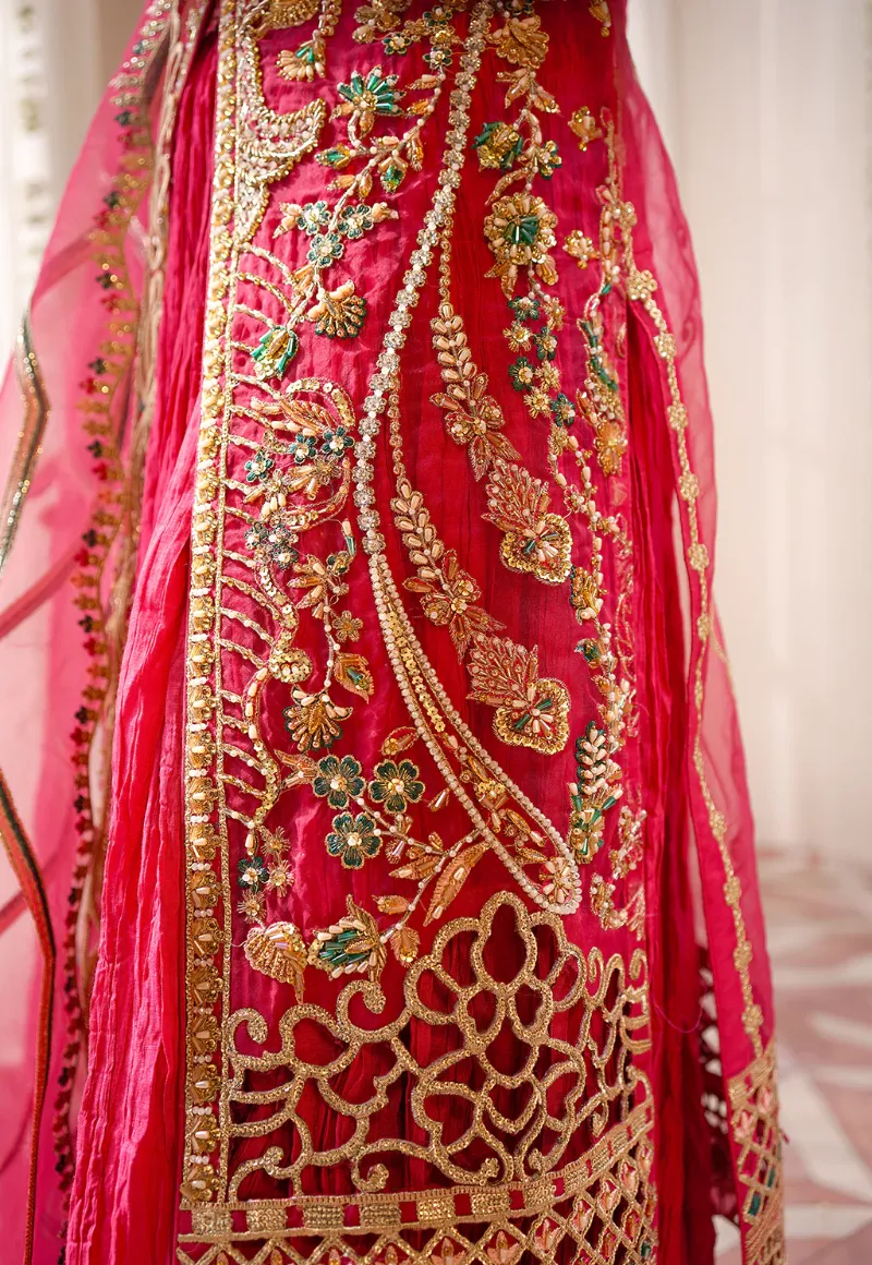 Maryam's Embroidered Organza-M-102