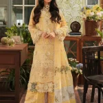 KAHF- Luxury Lawn 3pcs Suit-Sun Kissed