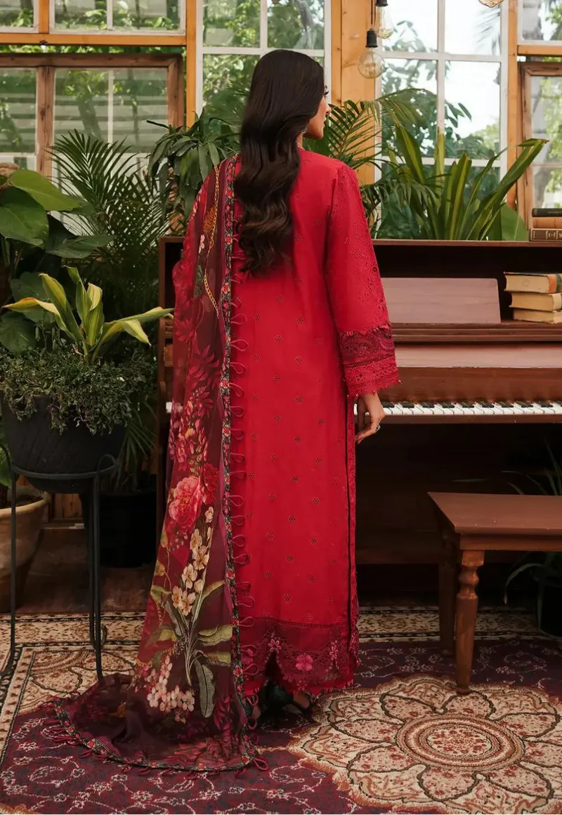 KAHF- Luxury Lawn 3pcs Suit-Valentino