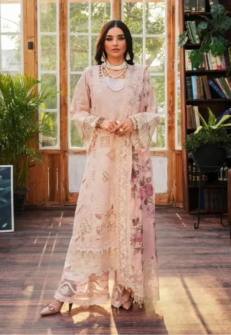 KAHF- Luxury Lawn 3pcs Suit-Coralyn