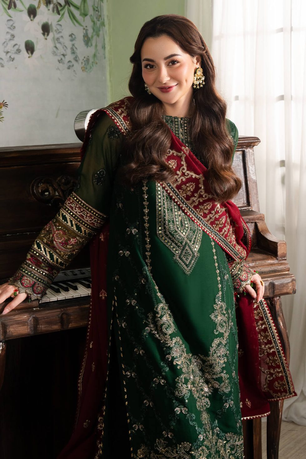 Naina By Imrozia Embroidered Chiffon 3pcs- Nafay