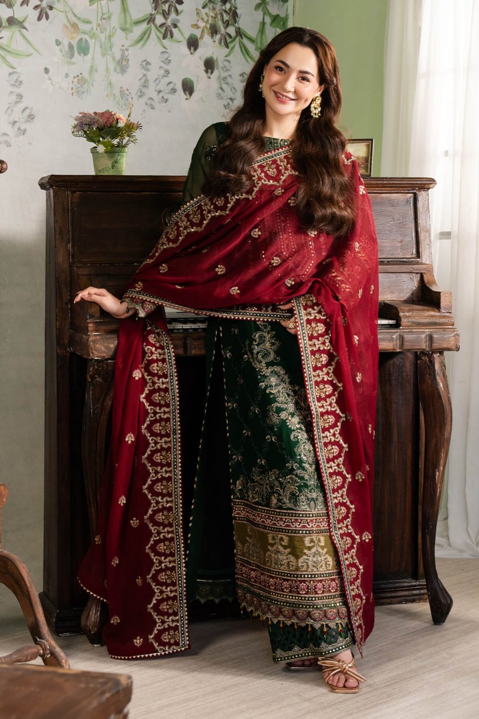 Naina By Imrozia Embroidered Chiffon 3pcs- Nafay