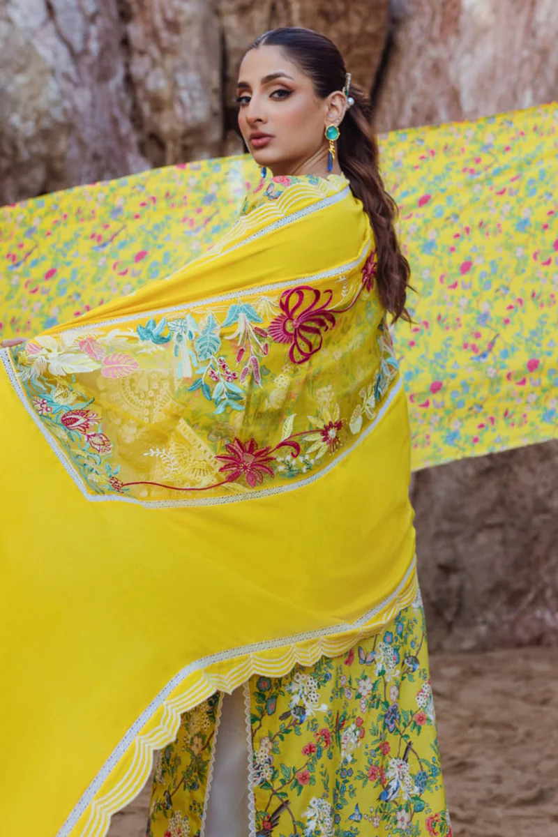 Sidra Fahad Khwaab Unstitched Luxury Lawn '24-ORLA