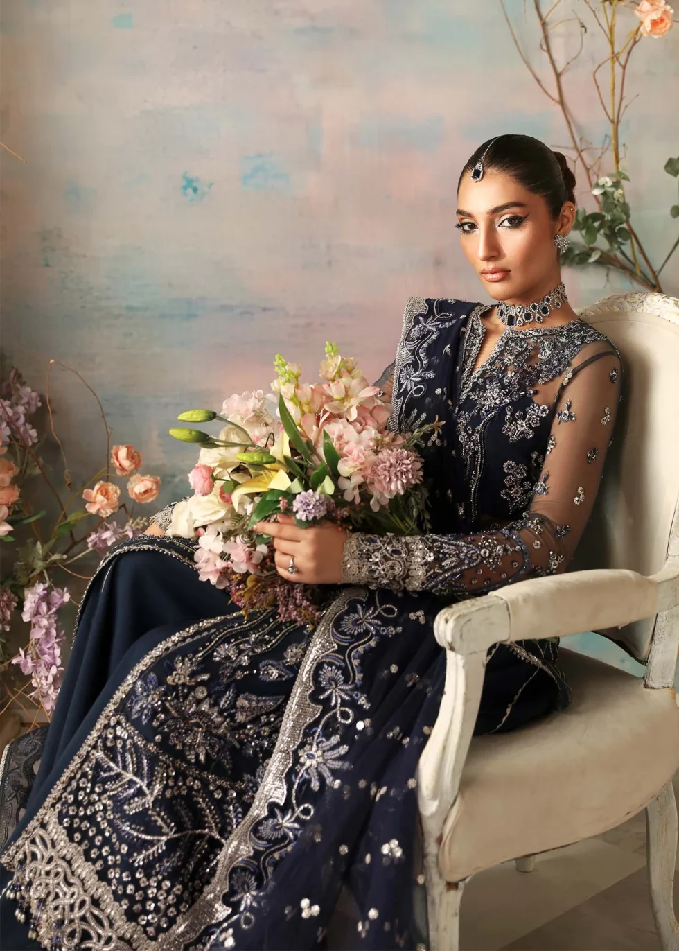 Akbar Aslam-Aleia Wedding Suit- Azur