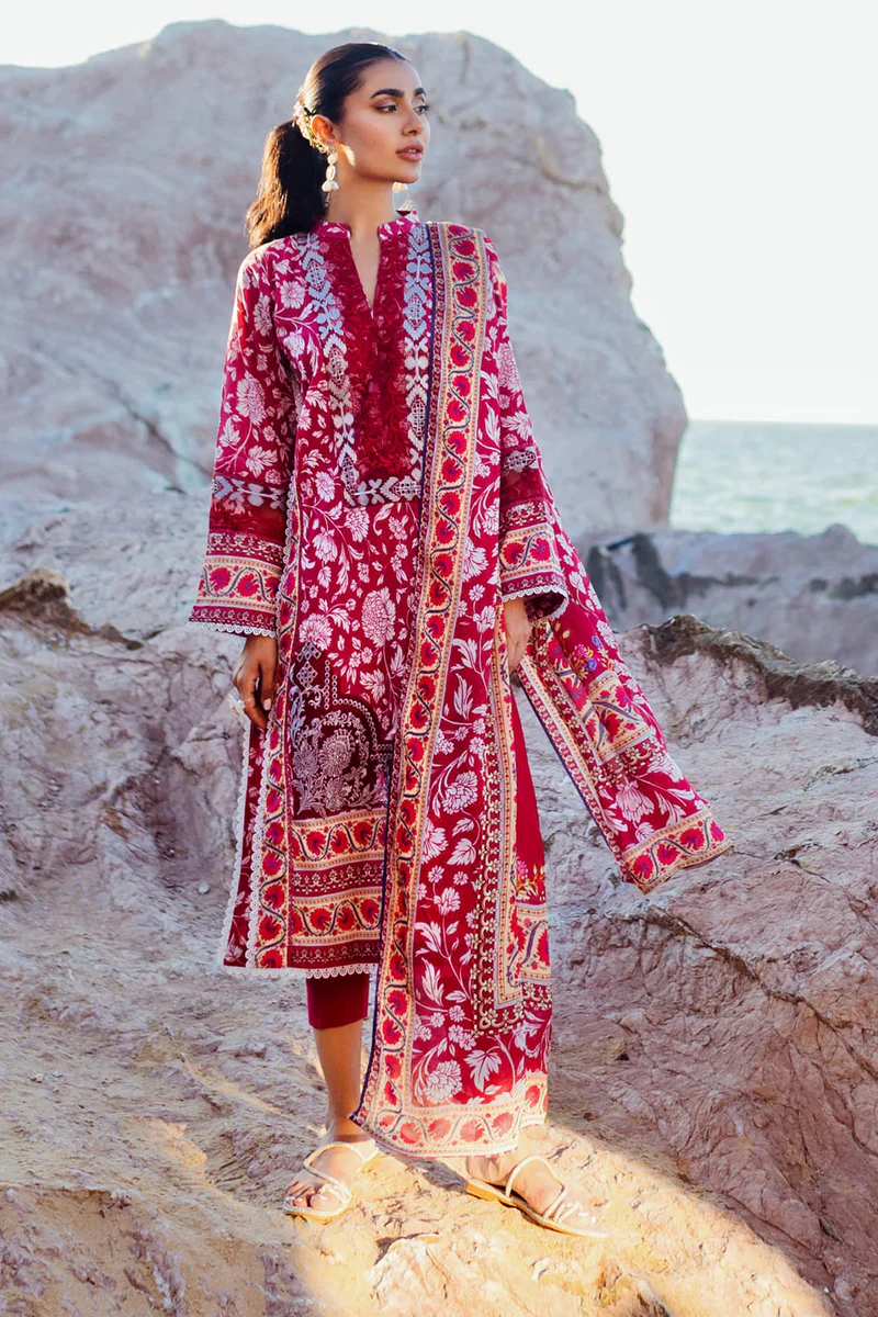 Sidra Fahad Khwaab Unstitched Luxury Lawn '24- ISLA