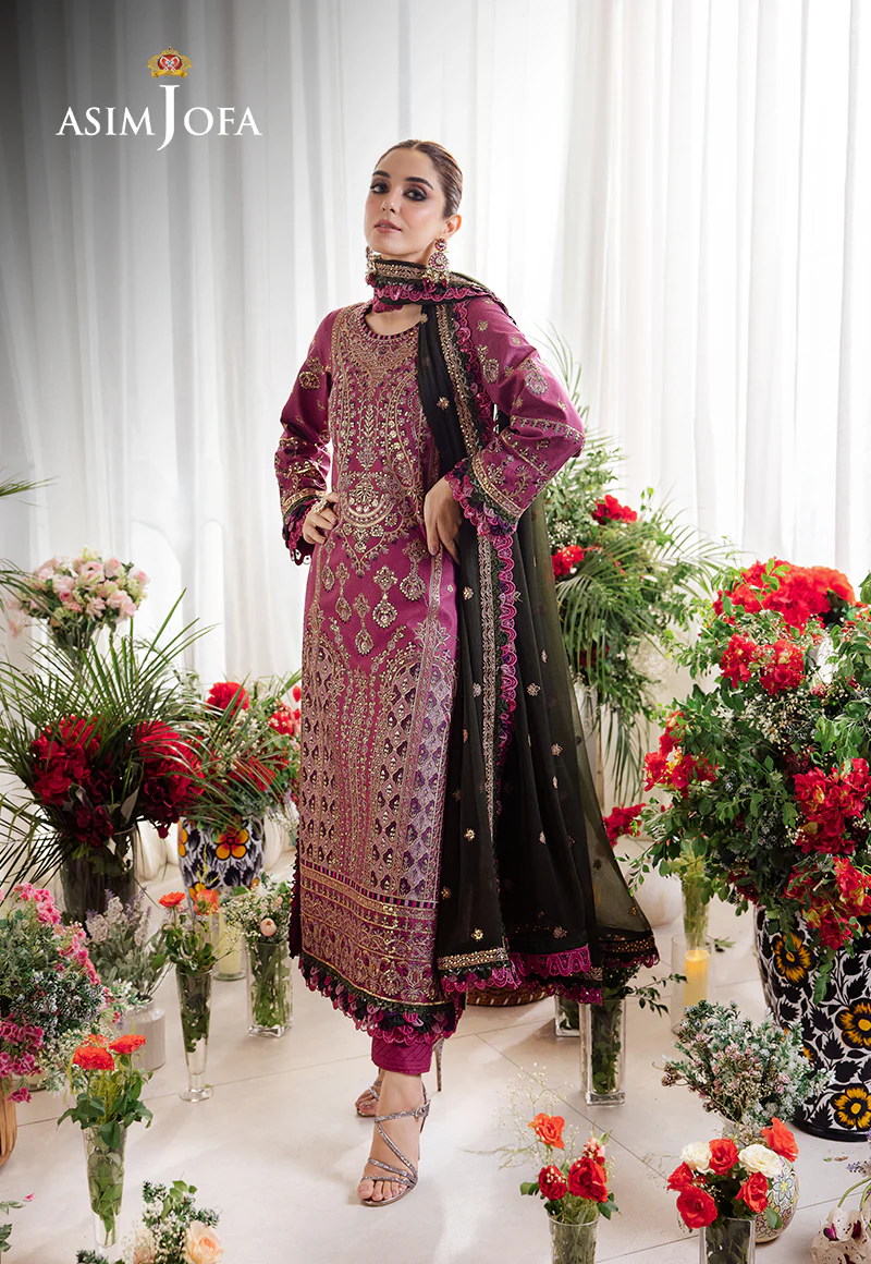 Asim Jofa Uraan Embroidered Lawn 3pcs-05