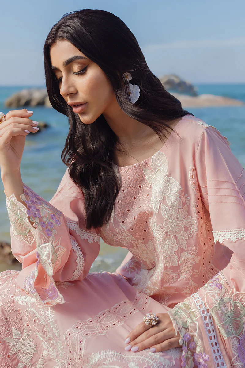 Sidra Fahad Khwaab Unstitched Luxury Lawn '24- CORA