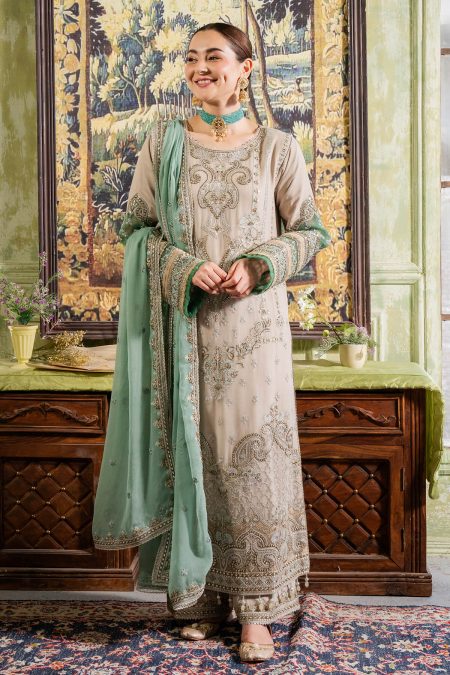 Naina By Imrozia Embroidered Chiffon 3pcs- Beena