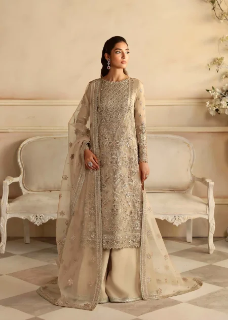 Akbar Aslam-Aleia Wedding Suit- Nacar