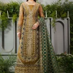 Maryam's Embroidered Organza 3pcs-S-102